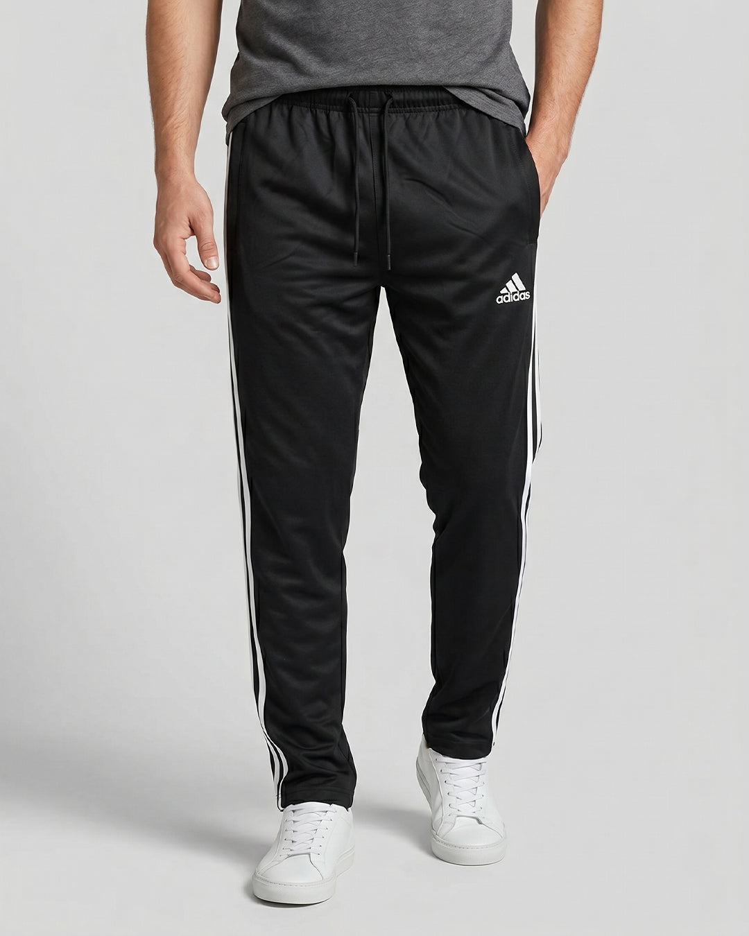 Black Double Stripe Trouser