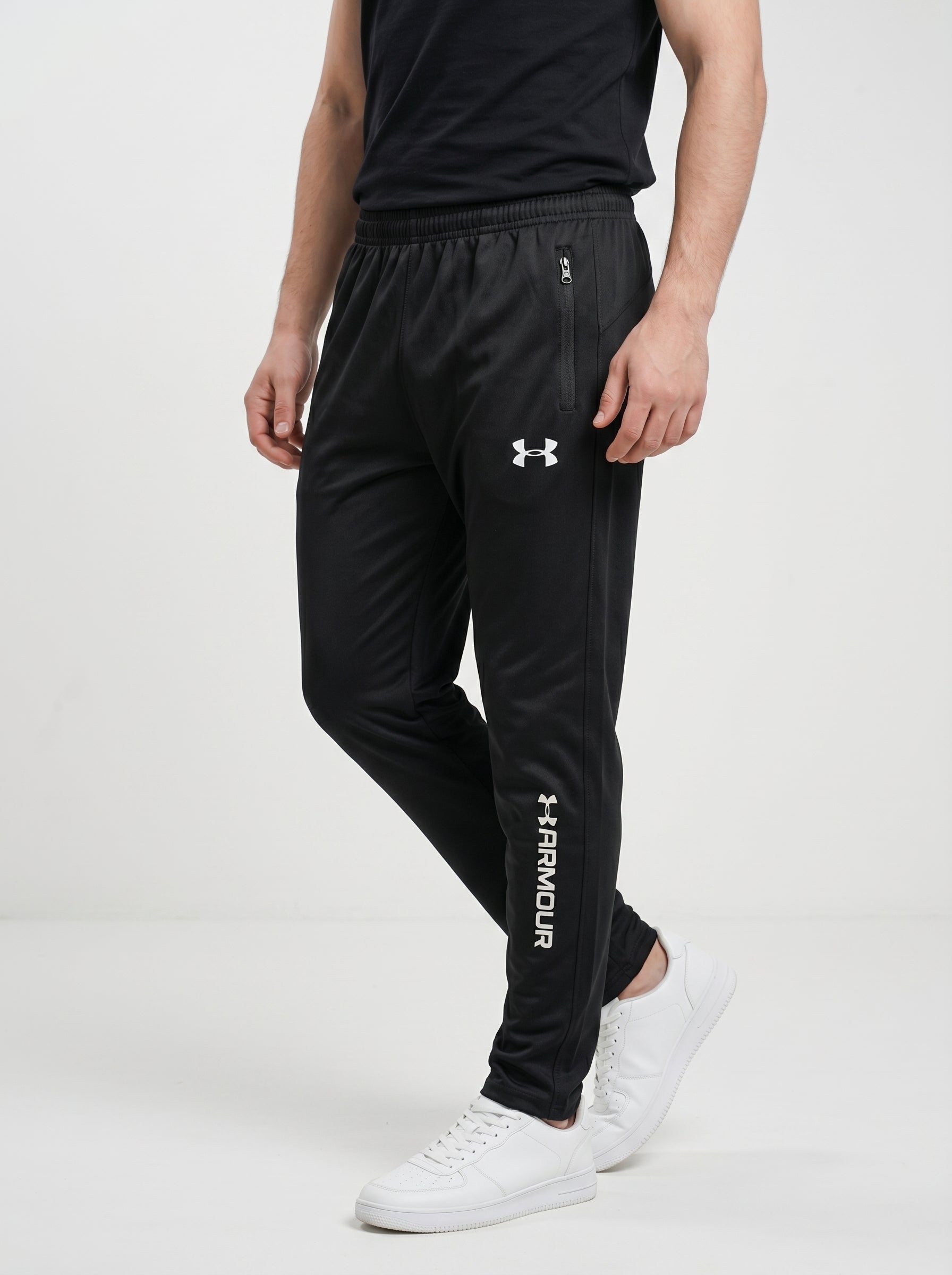 Black Side Stripe Dry Fit Trouser