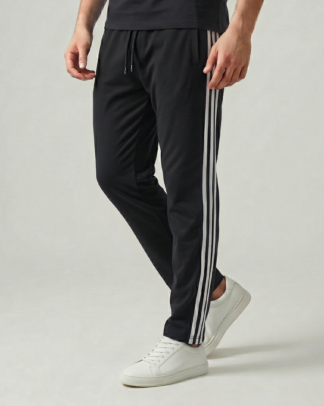 Cotton Jesry Trouser With Stripes