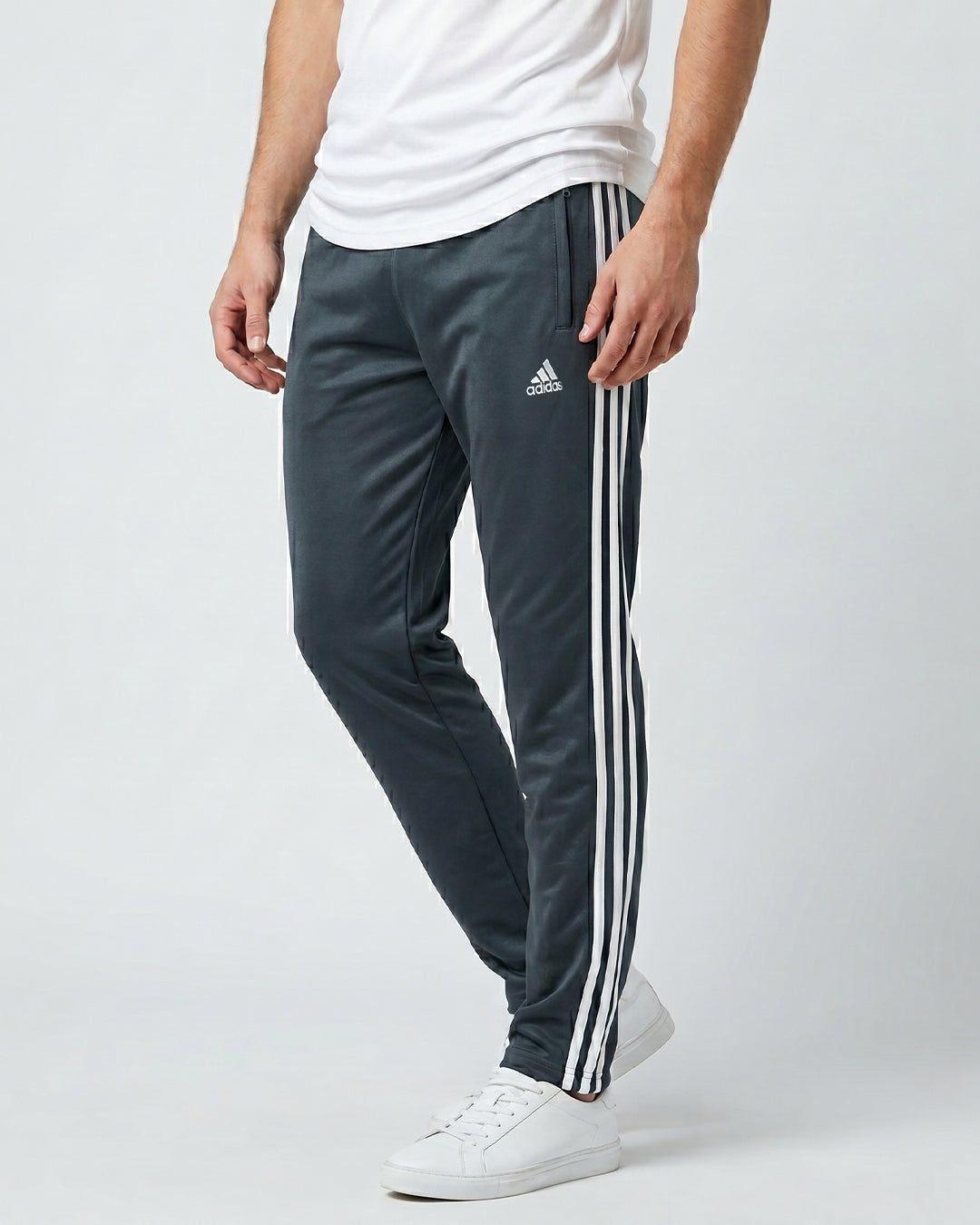 Navy Blue Side Stripe Trouser