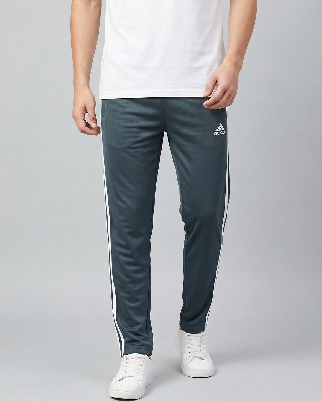 Navy Blue Side Stripe Trouser