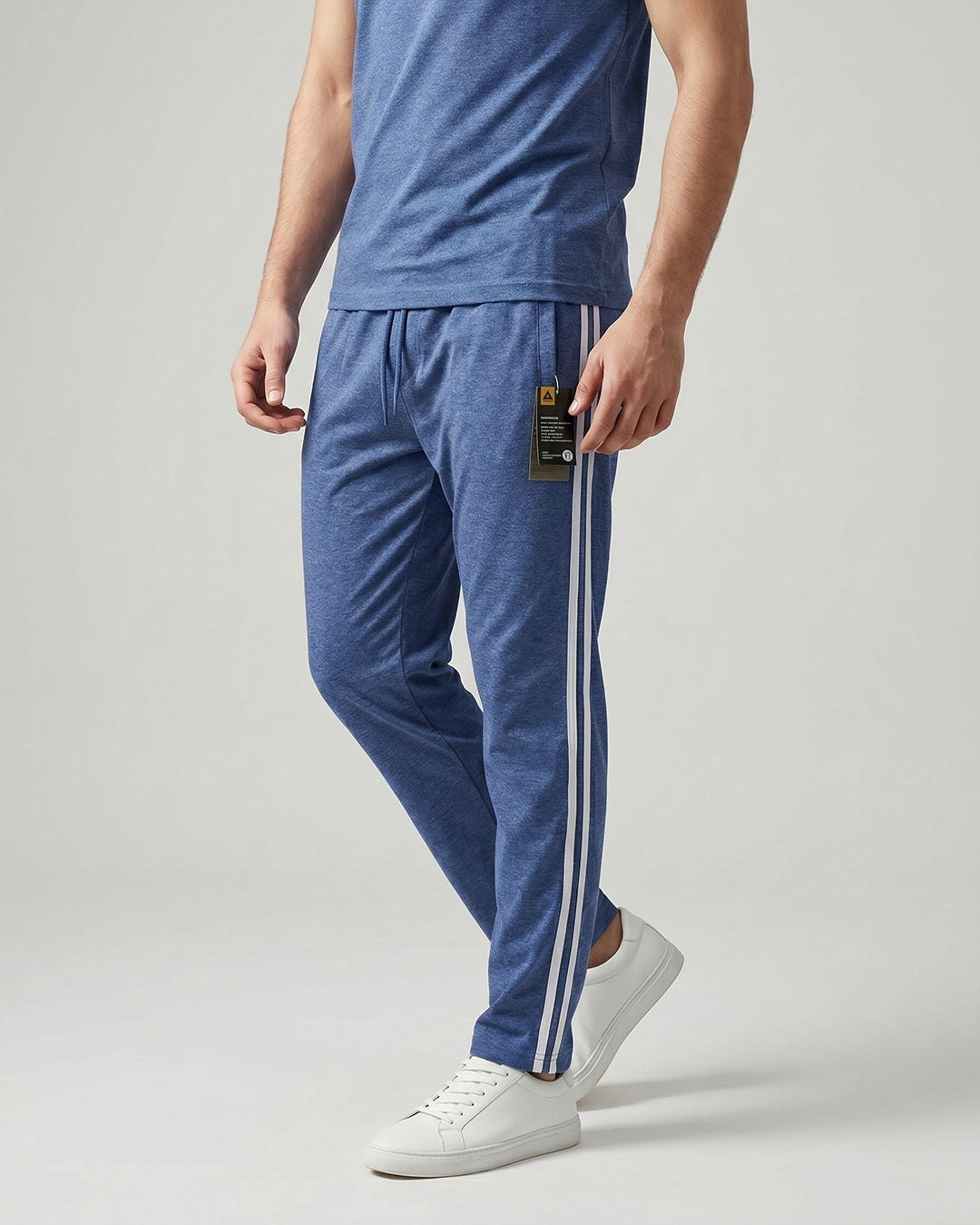 Light Blue Double line Trouser